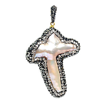 Bijoux fantaisie Collier à la perle de mer, pendentif en perle